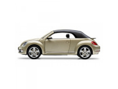 Модель автомобиля Volkswagen Beetle Cabrio, Moon Rock Silver Metallic, Scale 1:18, артикул 5C3099302P7W
